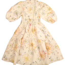 Large Floral Print Dress