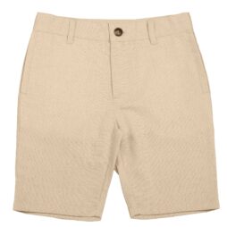 Solid Linen Bermuda