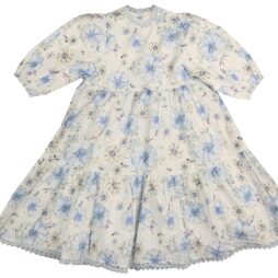 Floral Dress With Front Placket