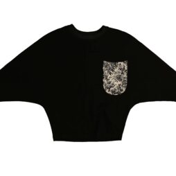 TSHIRT WITH POCKET FRILL