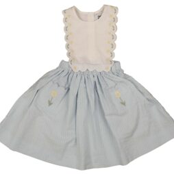 Scallop Apron Dress