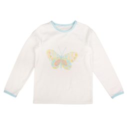 PRITED GIRLS LS TSHIRT