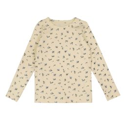 PATTERNED GIRLS  LS TSHIRT