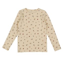PATTERNED GIRLS  LS TSHIRT