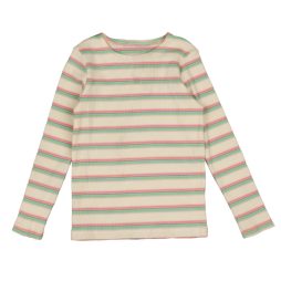 PATTERNED GIRLS  LS TSHIRT